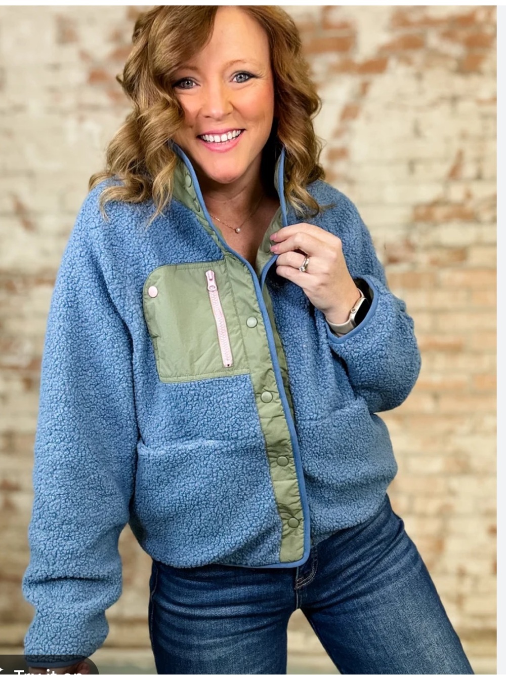 New’m Oliver Women’s Reversible Fleece Jacket NWT Size M